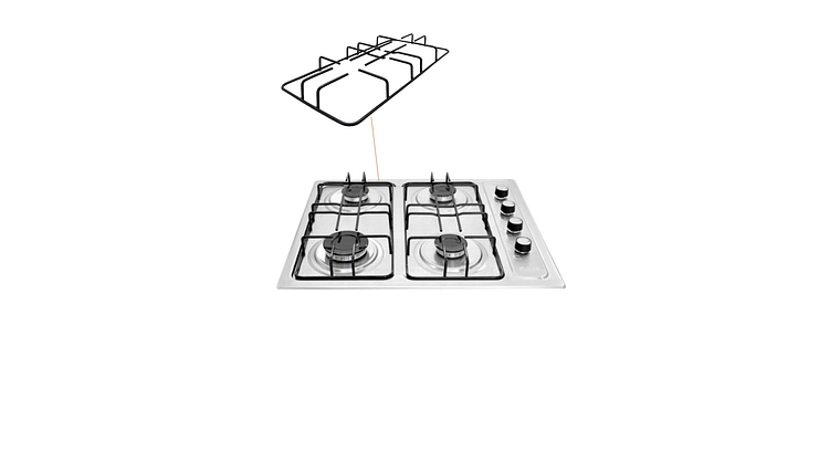 PARRILLA RECTANGULAR CUBIERTA CONTINENTAL 5