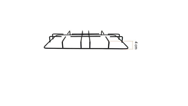 PARRILLA RECTANGULAR CUBIERTA CONTINENTAL 8