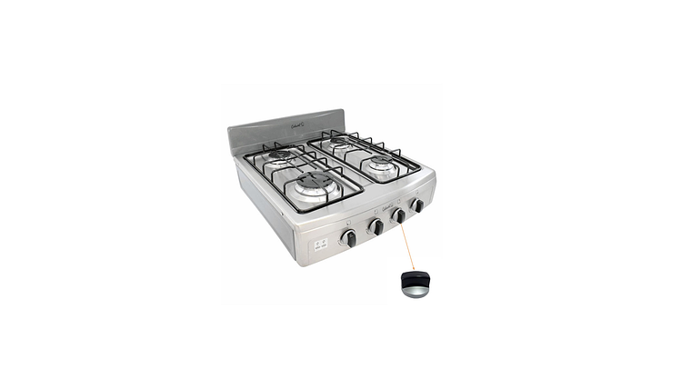 Perilla X4 Gris-Negro Frontal Estufa Continental 5