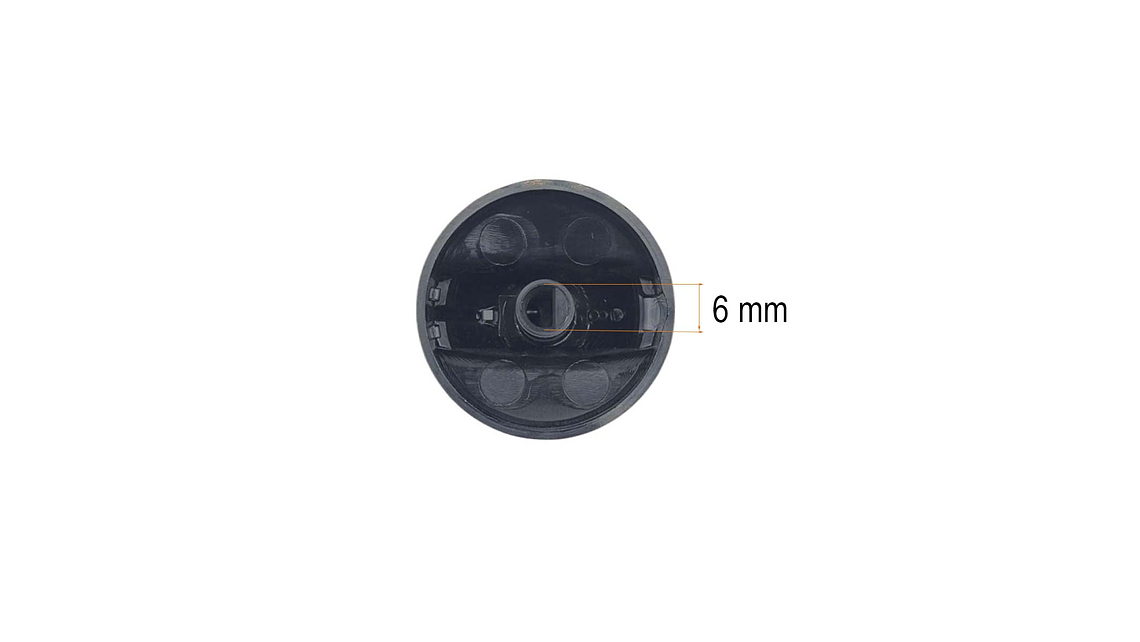 PERILLA CUBIERTA NEGRA ESTUFA MABE 5