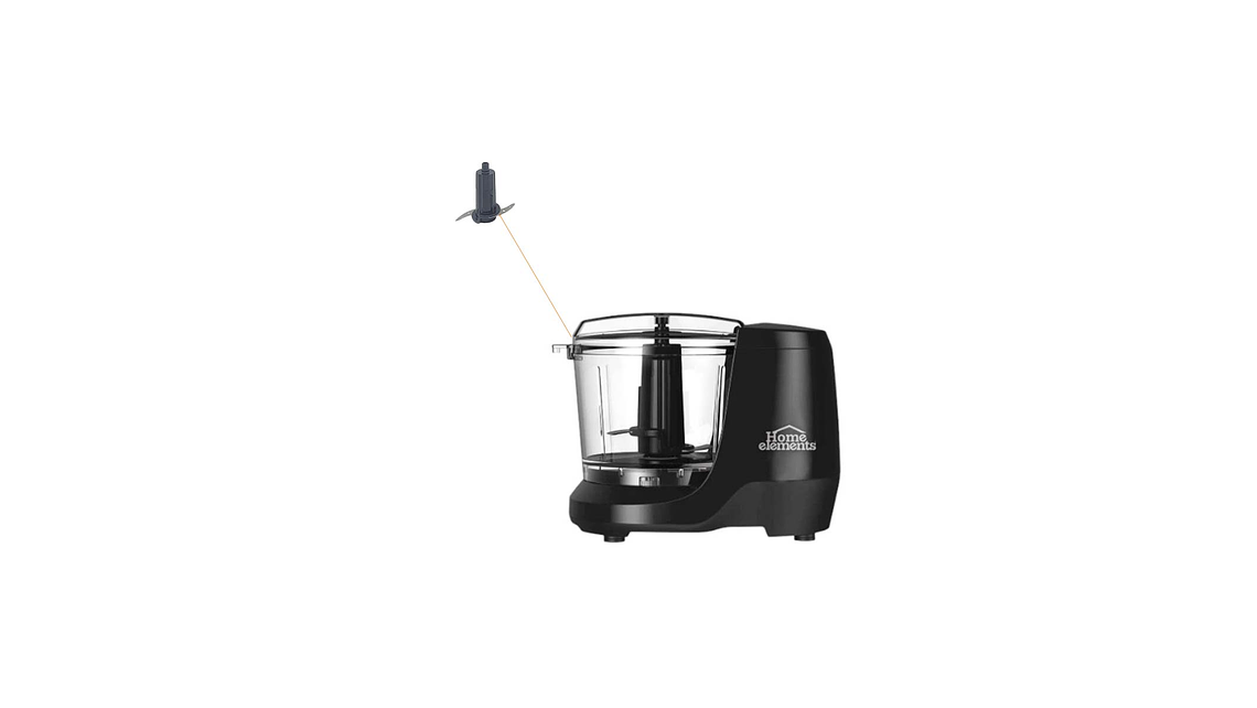 CUCHILLA NEGRA 350ML PARA PICATODO HOME ELEMENTS 6