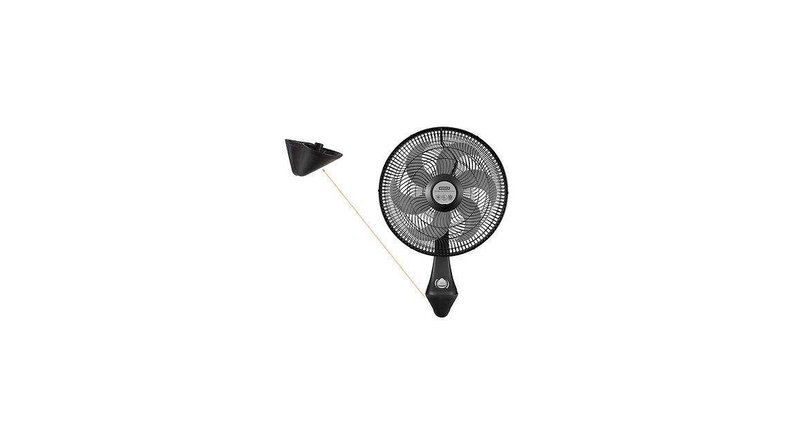 SOPORTE PARED NEGRO SAMURAI TURBO SILENCE 5