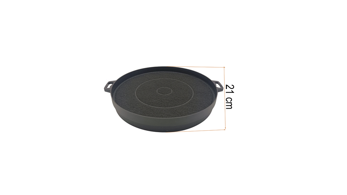 FILTRO CARBON REDONDO PARA CAMPANA EXTRACTORA CHALLENGER 6