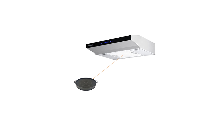 FILTRO CARBON REDONDO PARA CAMPANA EXTRACTORA CHALLENGER 5