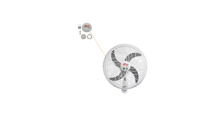 Combo Accesorio Blanco Para Ventilador Altezza De Pared  8
