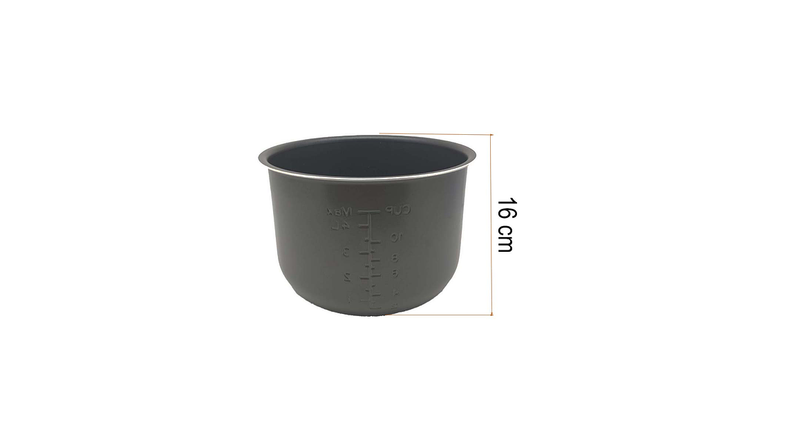 Tazon Antiadherente Para Olla Multifuncional Kalley 5.5L 6