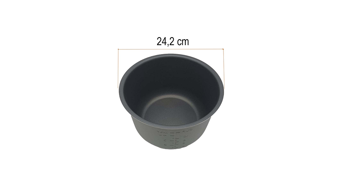 Tazon Antiadherente Para Olla Multifuncional Kalley 5.5L 7