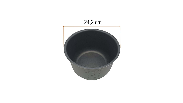 Tazon Antiadherente Para Olla Multifuncional Kalley 5.5L 7