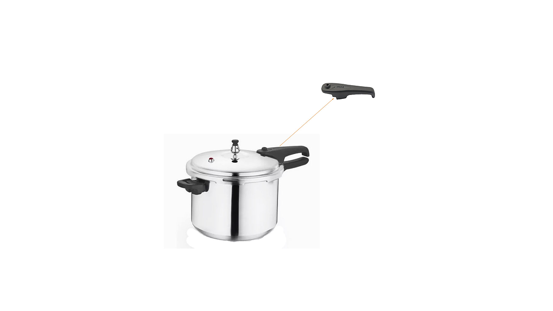 MANIJA TAPA PARA OLLA A PRESION IMUSA 4L  5