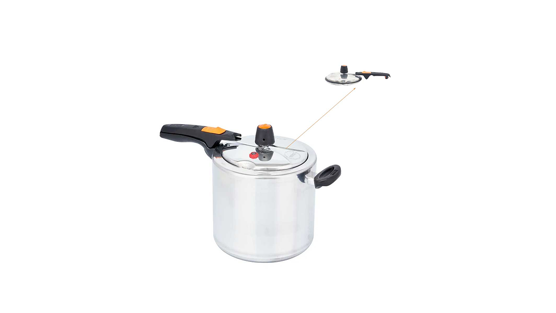 TAPA COMPLETA PARA OLLA A PRESION IMUSA SMART 4