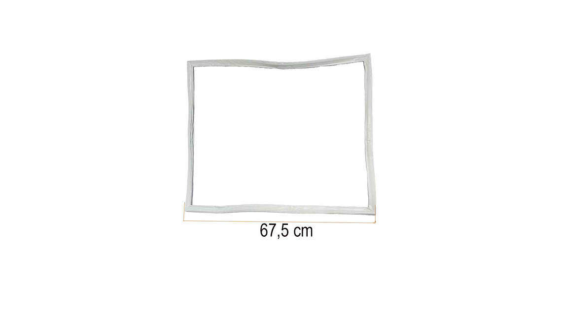 EMPAQUE SUPERIOR PARA NEVERA HACEB 370L A 420L 4