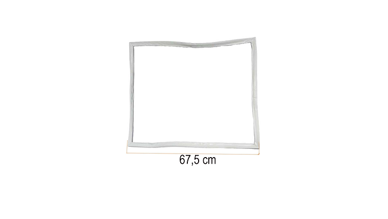 EMPAQUE SUPERIOR PARA NEVERA HACEB 370L A 420L 4