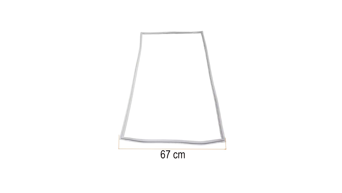 EMPAQUE INFERIOR PARA NEVERA HACEB DE 370L A 420L 4