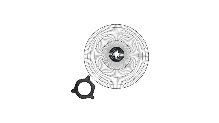 MALLA TRASERA NEGRA PARA VENTILADOR SAMURAI AIRPRO 20 PULGADAS 3