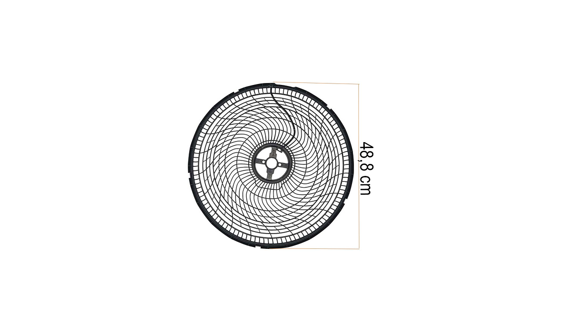 Juego Mallas Para Ventilador Samurai Turbo Extreme Negro 6