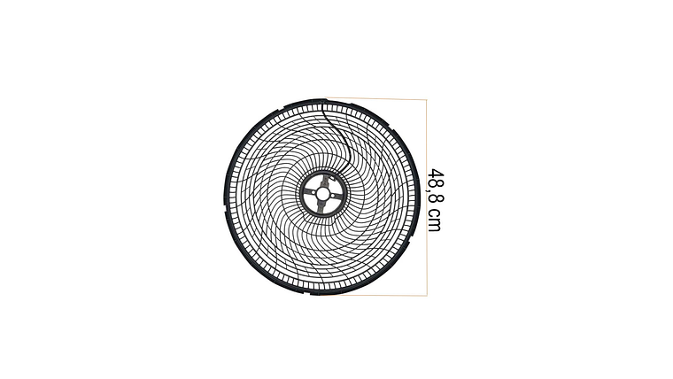 Juego Mallas Para Ventilador Samurai Turbo Extreme Negro 6