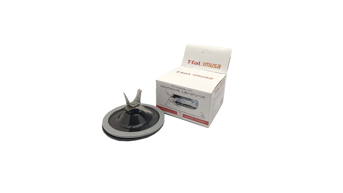 Cuchilla + Empaque Para Licuadora Imusa Infiny Force XL En Caja 5