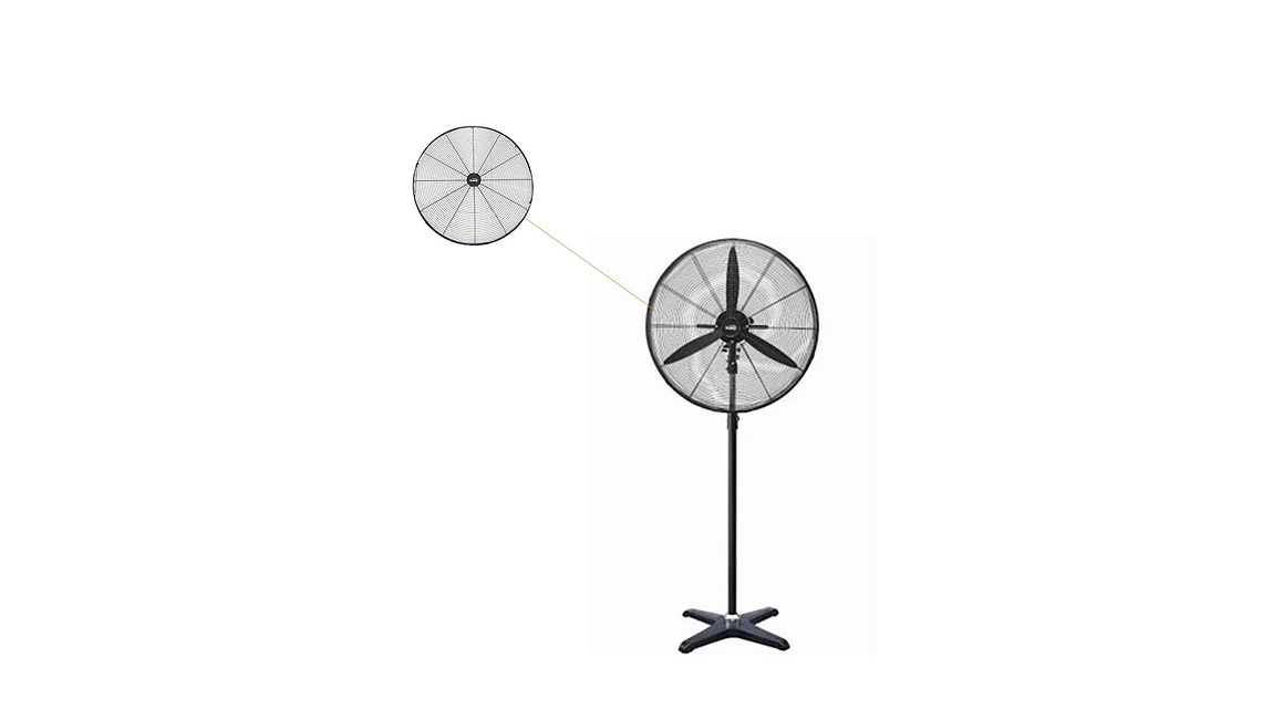 MALLA DELANTERA PARA VENTILADOR INDUSTRIAL KALLEY 4