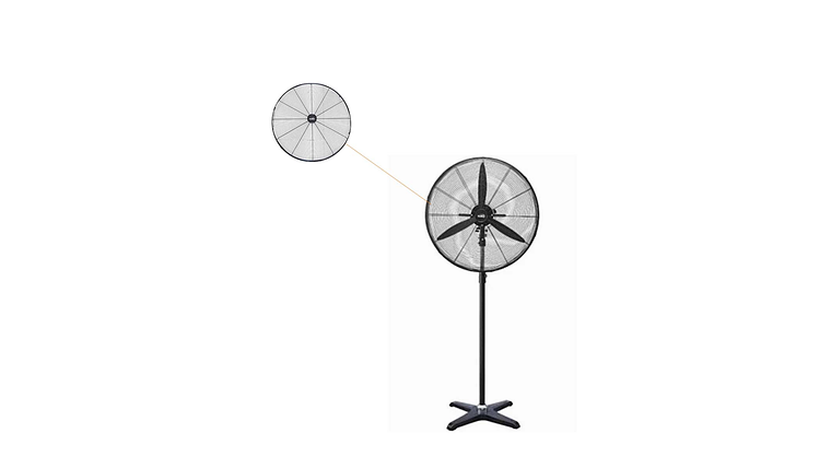 MALLA DELANTERA PARA VENTILADOR INDUSTRIAL KALLEY 4