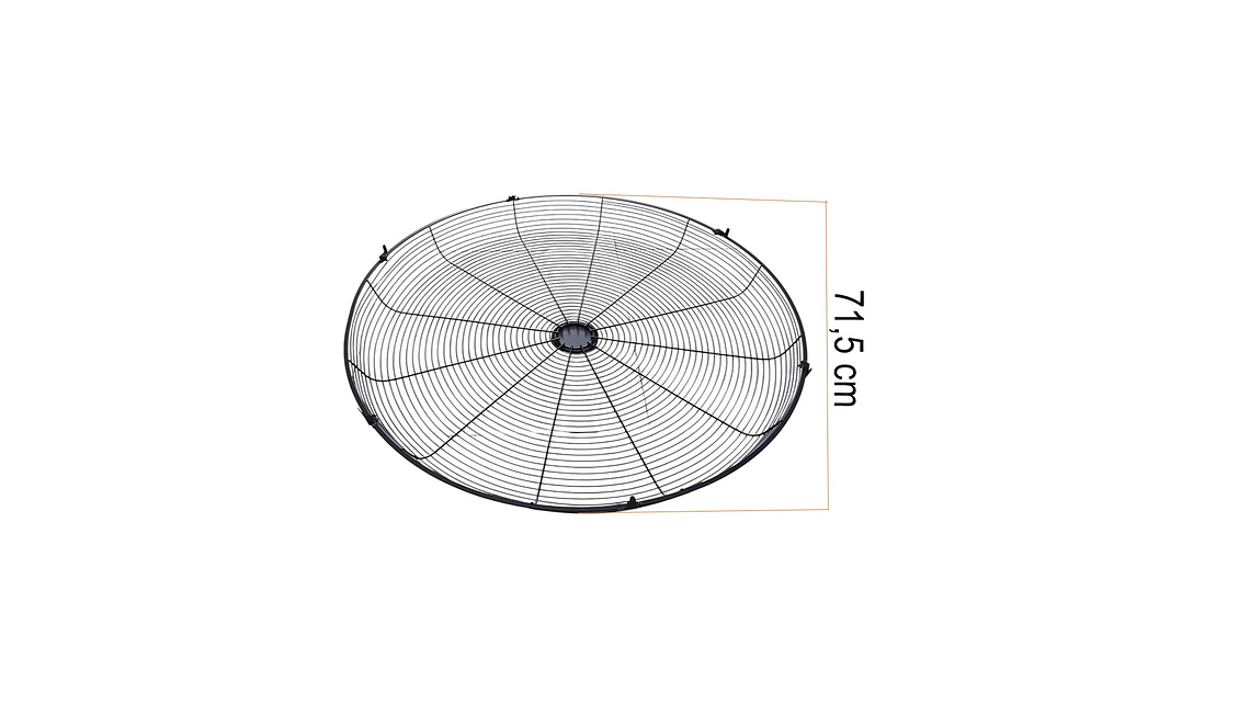 MALLA DELANTERA PARA VENTILADOR INDUSTRIAL KALLEY 5