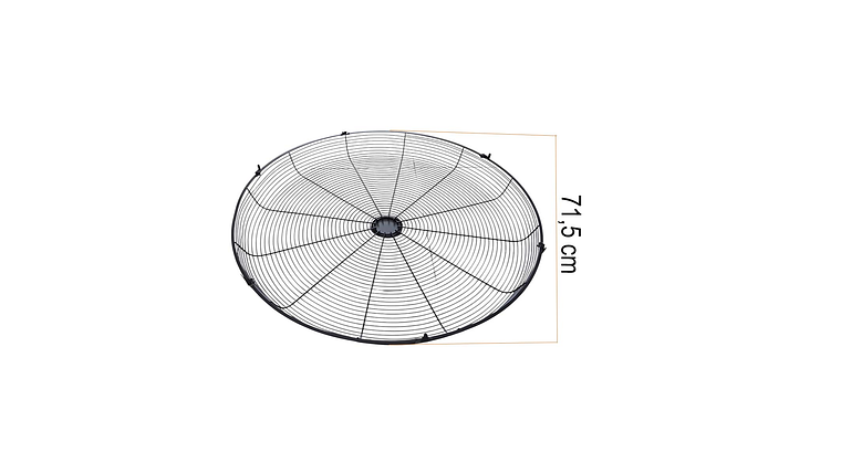 MALLA DELANTERA PARA VENTILADOR INDUSTRIAL KALLEY 5