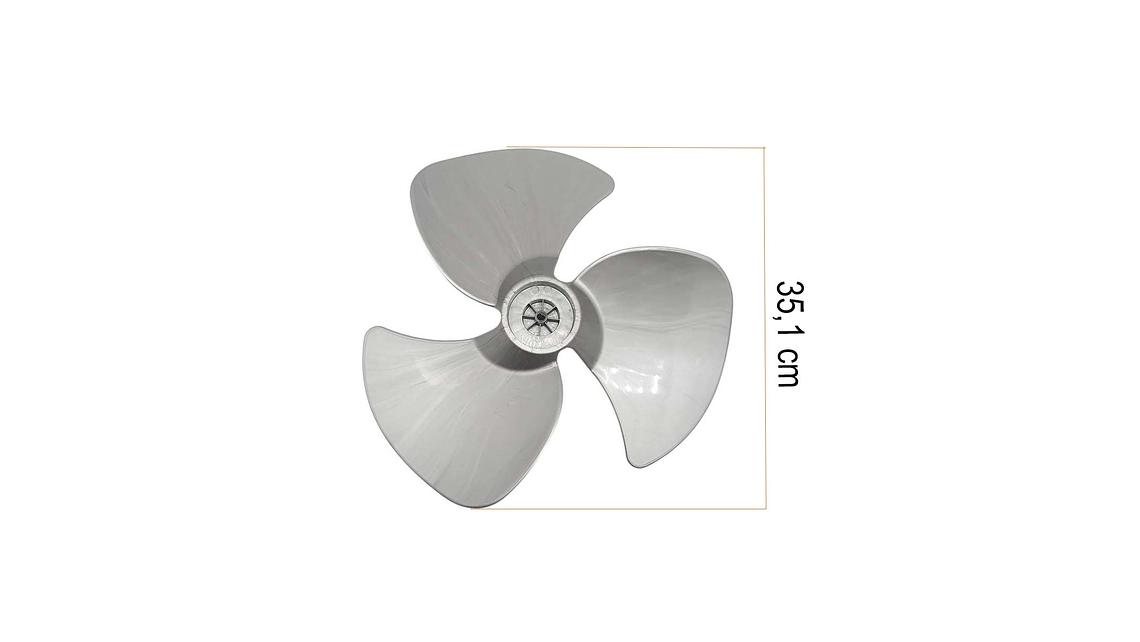 HELICE PARA VENTILADOR SAMURAI TURBO 18 PULGADAS 6