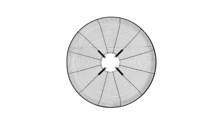 MALLA TRASERA PARA VENTILADOR INDUSTRIAL KALLEY 2