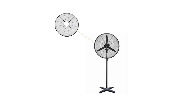 MALLA TRASERA PARA VENTILADOR INDUSTRIAL KALLEY 4