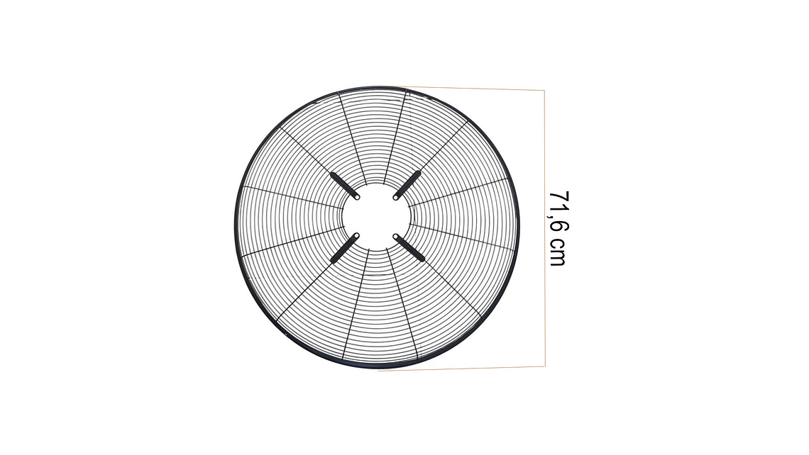 MALLA TRASERA PARA VENTILADOR INDUSTRIAL KALLEY 5