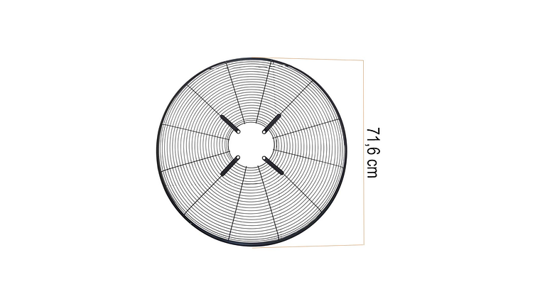 MALLA TRASERA PARA VENTILADOR INDUSTRIAL KALLEY 5