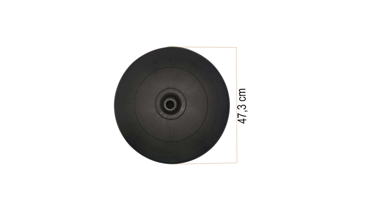 BASE PISO NEGRA PARA VENTILADOR SAMURAI AIRPROTEC  6