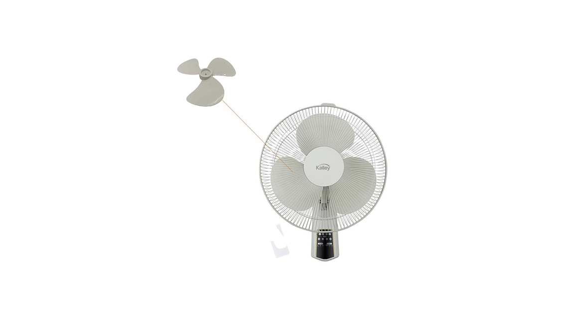 VENTAVIOLA CON PASADOR PARA VENTILADOR KALLEY DE PARED  5