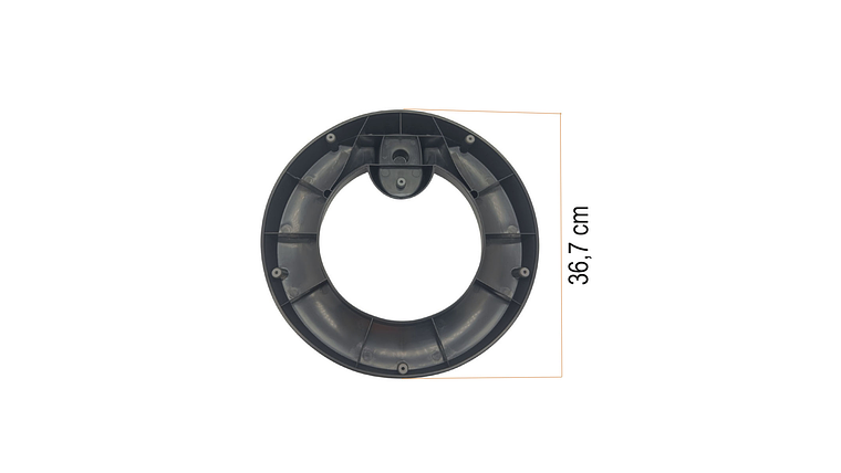 BASE NEGRA PARA VENTILADOR DE MESA SAMURAI TURBO EXTREME  6