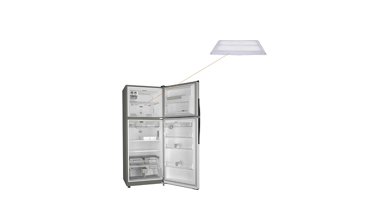 ENTREPAÑO CONGELADOR PLASTICO  PARA NEVERA WHIRLPOOL 4