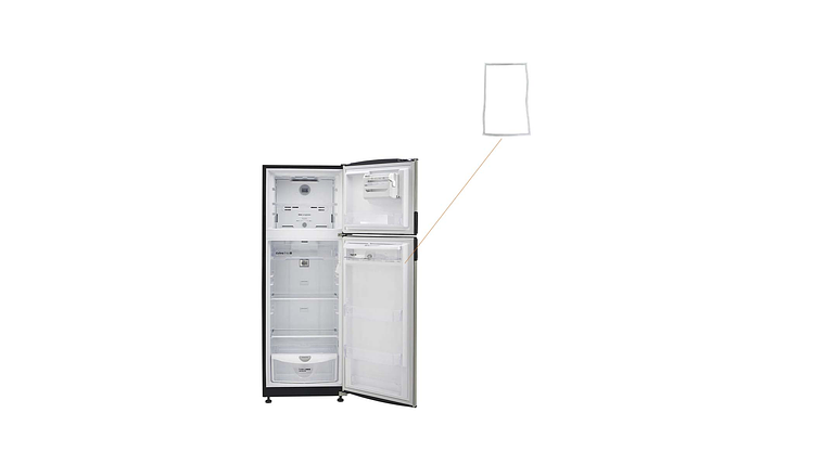 EMPAQUE INFERIOR PARA NEVERA HACEB 3