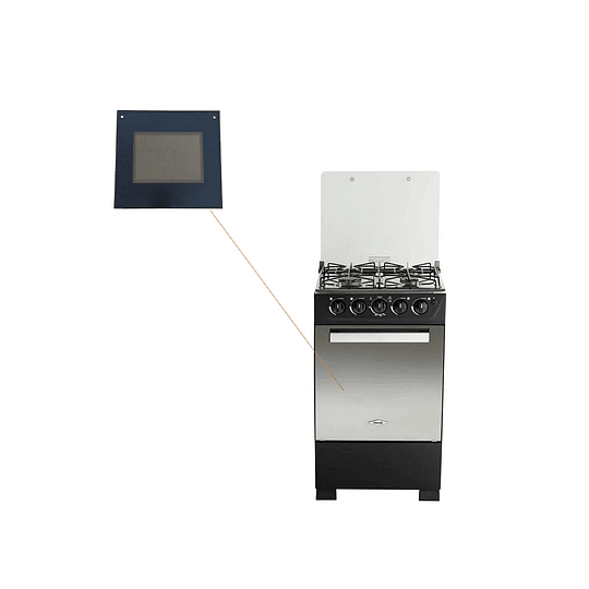 VIDRIO HORNO EXTERIOR REFLECTIVO PARA ESTUFA HACEB