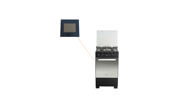 VIDRIO HORNO EXTERIOR REFLECTIVO PARA ESTUFA HACEB 5