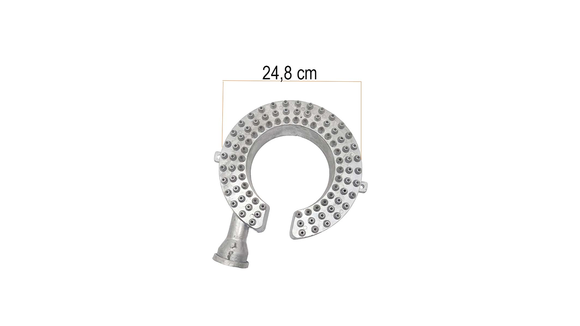 Juego Quemador Para Estufa Industrial Q25+ Q50 8