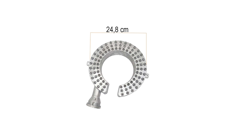 Juego Quemador Para Estufa Industrial Q25+ Q50 8