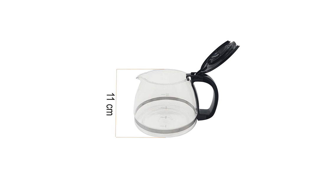 Jarra Negra Para Cafetera Basica Kalley 10 Tazas  6