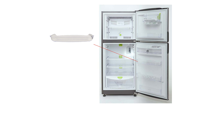 Anaquel Medio 55 Cm Para Nevera Haceb  6