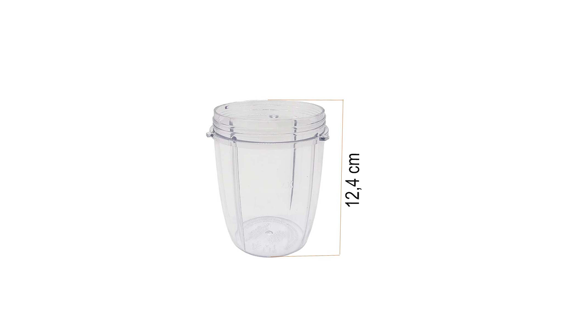 Vaso Pequeño Para Licuadora Kalley Personal 350ML  6