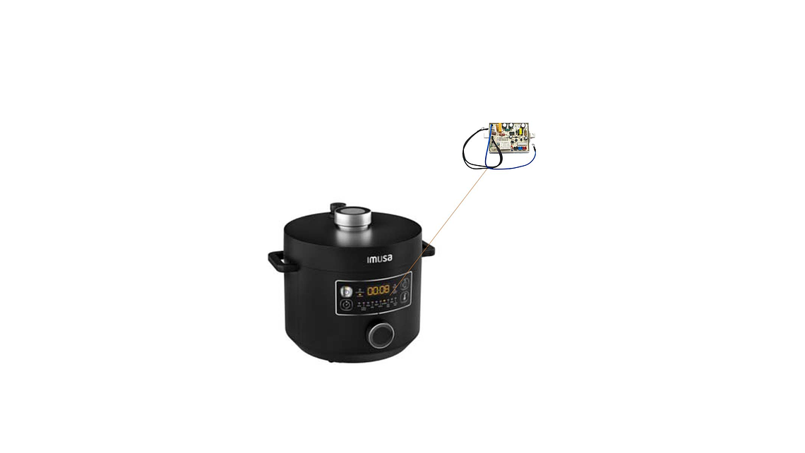 Tarjeta Potencia Para Olla Multichef Pro Negra 5 Lt  4