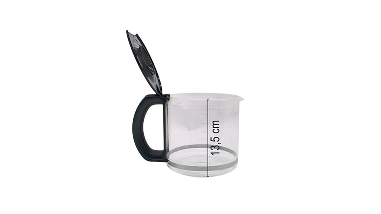 Jarra Negra Para Cafetera Digital Universal 12 Tazas 7
