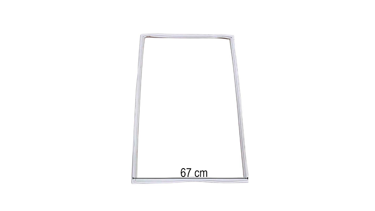 Empaque Inferior  De 67 Cm X 101 Cm Para Nevera Haceb  5