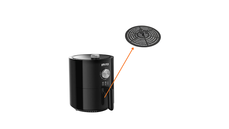 Rejilla Para Freidora Imusa Airfry Ultra 4 Litros 5