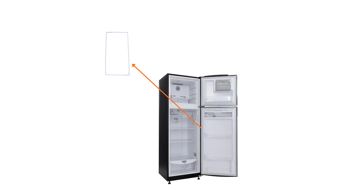 Empaque Inferior  58 Cm Por 111Cm Para Nevera Haceb 4