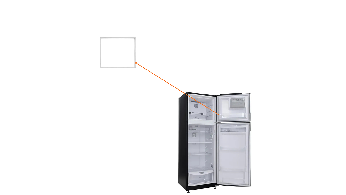 Empaque Superior 58 cm X 47 cm Para Nevera Haceb 4