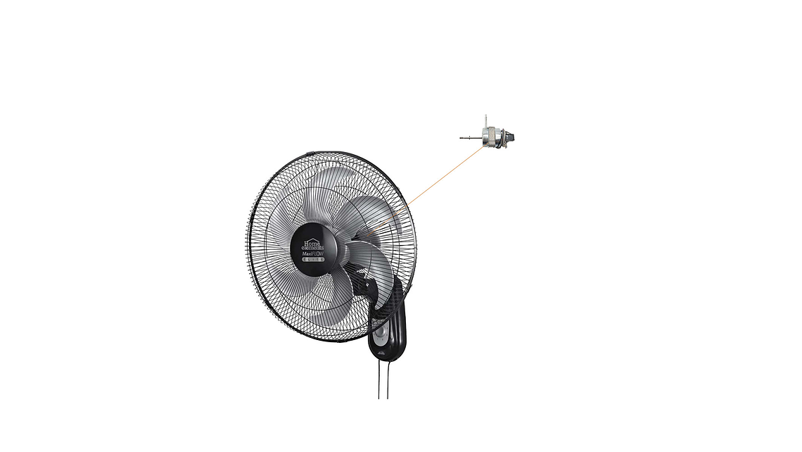 Motor Balinera Ventilador Home Elements De Pared 18 Pulgadas 6