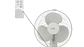 Control Remoto Para Ventilador De Pared Kalley  - Miniatura 4
